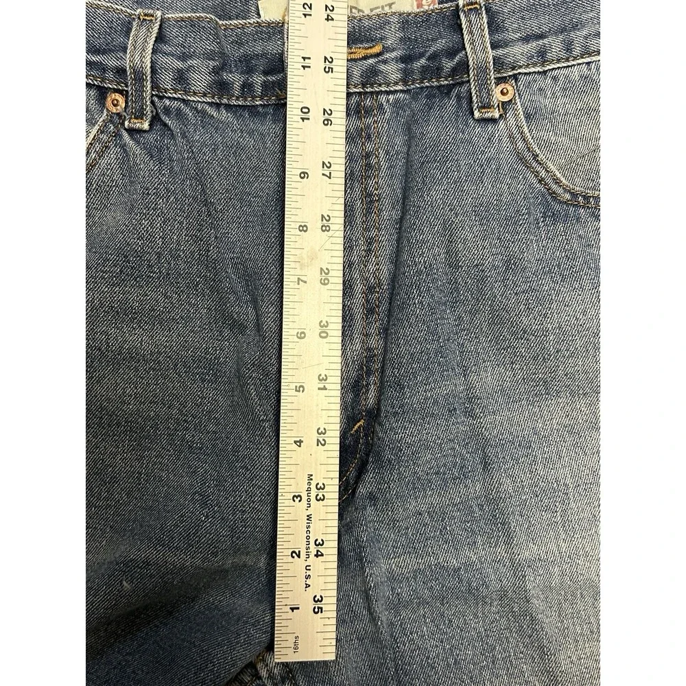 Levis 550 Relaxed‎ Fit Jeans Men's 38 x 31 Actual Faded Light Wash